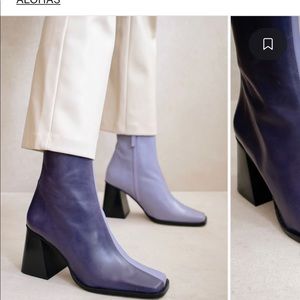 Alohas Bicolor Purple Boots